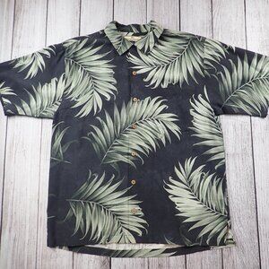 Tommy Bahama Camp Shirt Mens M Button Down 100% Silk